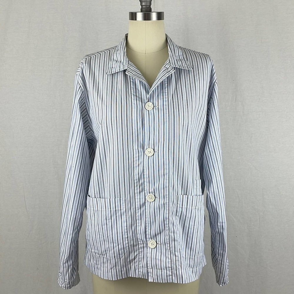 Entireworld Classic Striped Lounge/Casual/Pajama Shirt Men’s M Type A